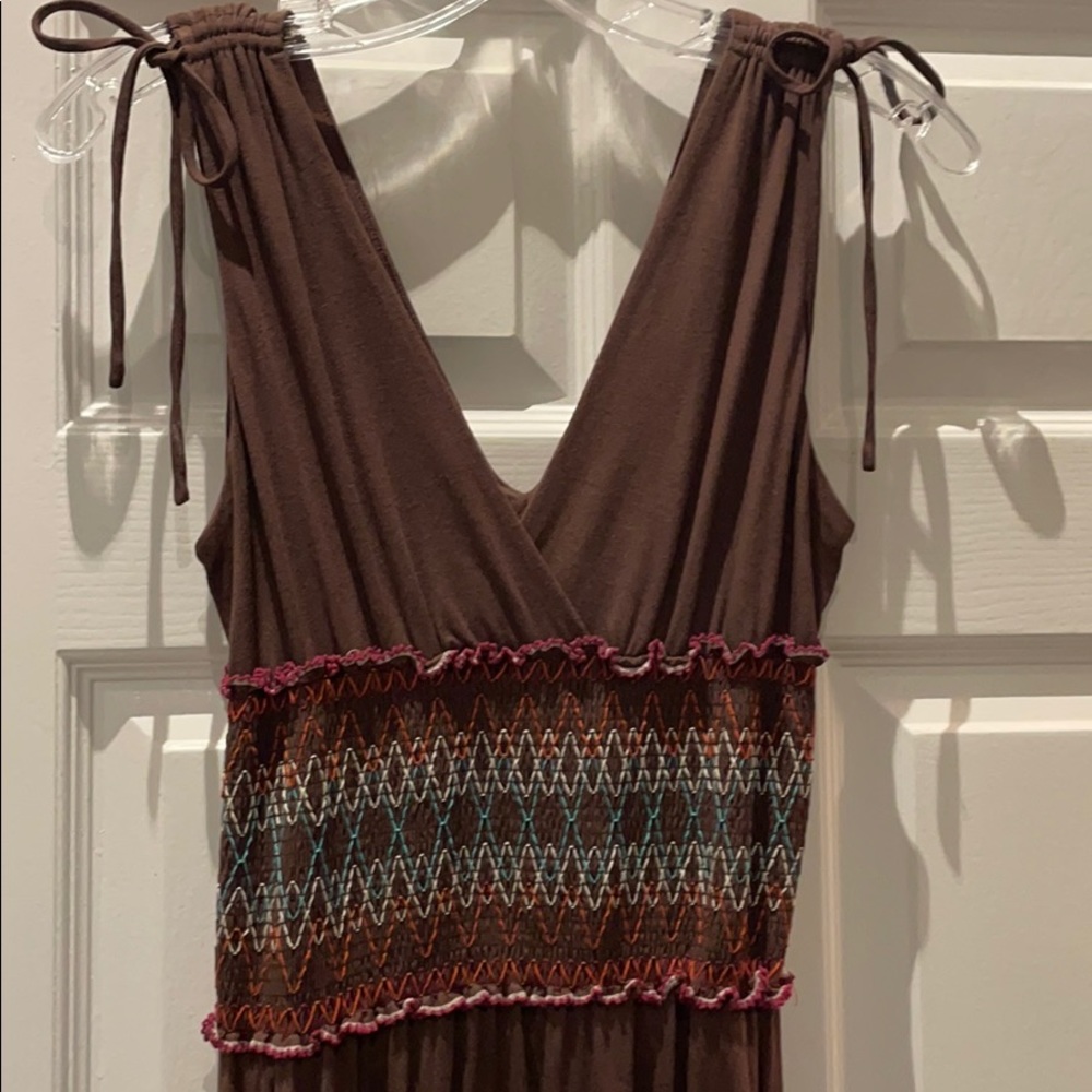 BCBGMAXAZRIA Light Brown Dress